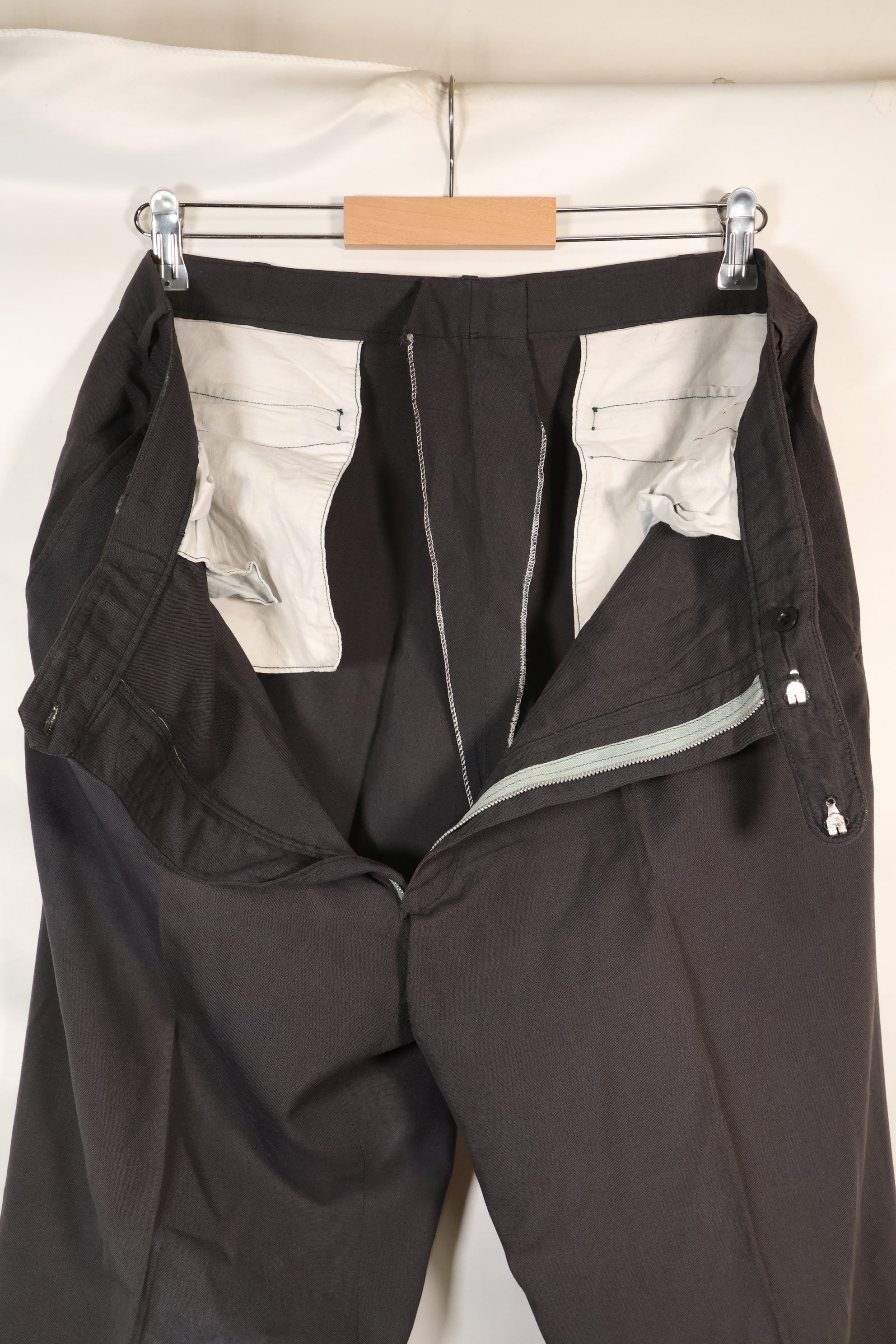 1960s Saigon Taylor Made Black Safari Jacket Pants Set