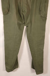 Real 1940s-50s US Army M43 Pants Cut Cotton Pants Used