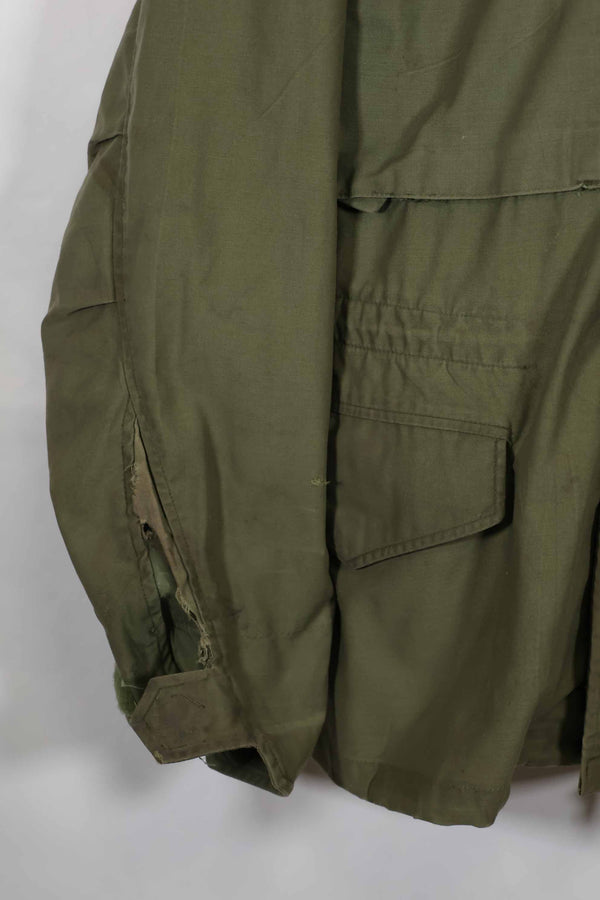 Real 1968 2nd Model M65 Field Jacket, gray liner, no tags, used.