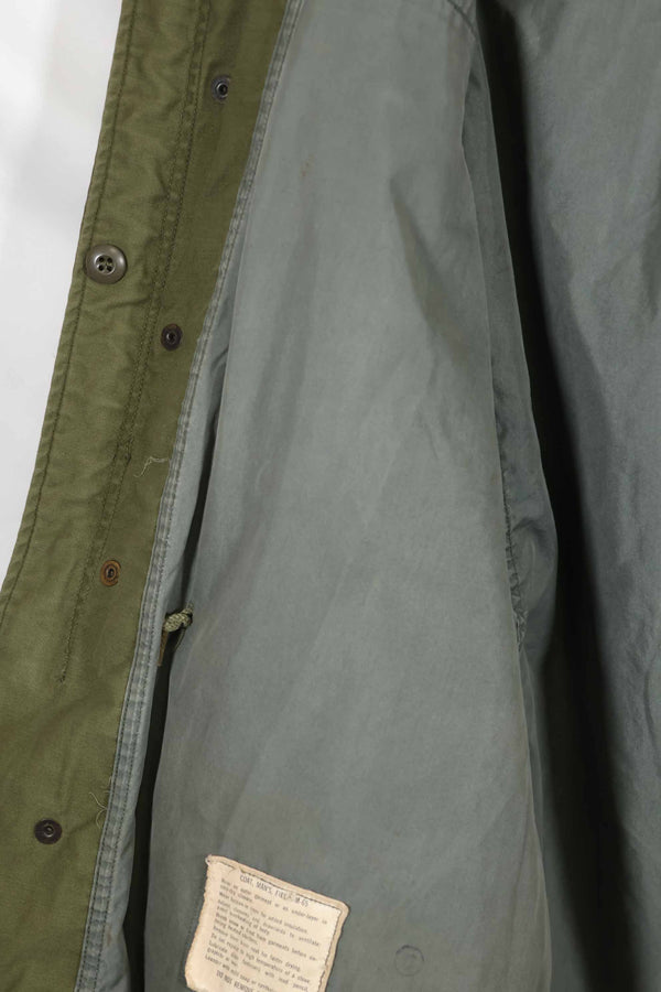 Real 1968 2nd Model M65 Field Jacket Gray Liner M-R Used