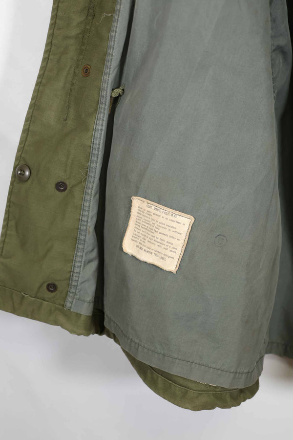 Real 1968 2nd Model M65 Field Jacket Gray Liner M-R Used