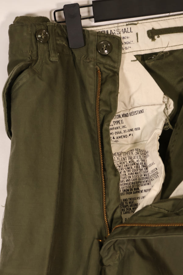 Real 1958 M51 cotton field pants, used S-R