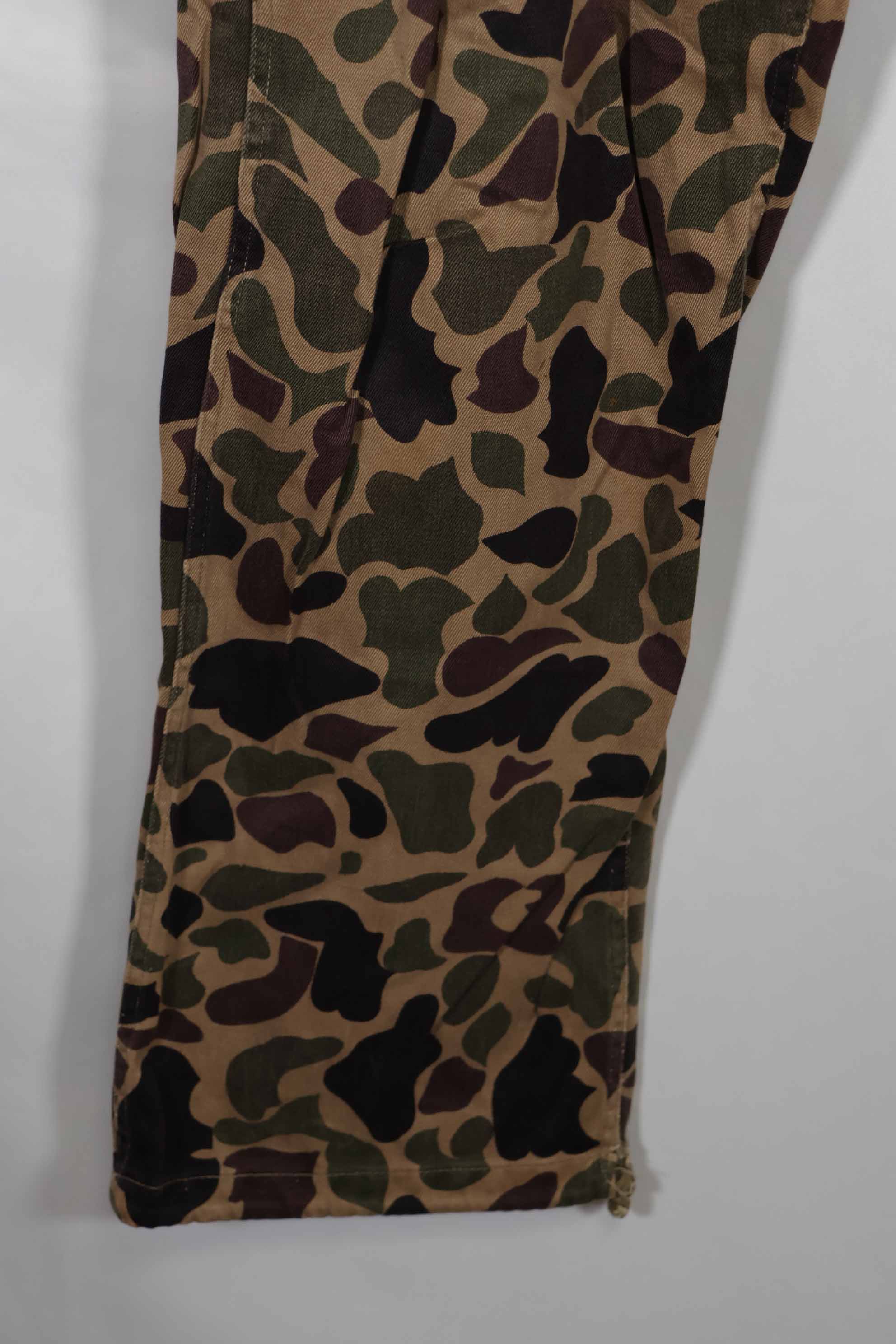 CIDG 13 Star Button Beogum Camouflage Pants Local Made Frogskin Camouflage Used