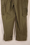 Real 1940s-50s US Army M45 cotton field pants, used.