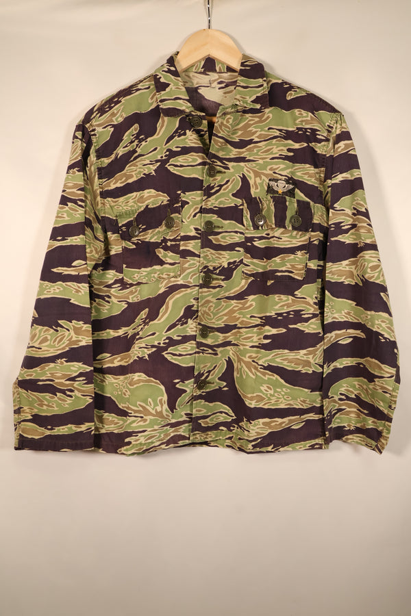 Late 1960s, A-L, Late War Lightweight, Tiger Stripe Shirt, Faded, Used