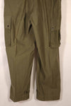 Real 1940s-50s US Army M45 cotton field pants, used.