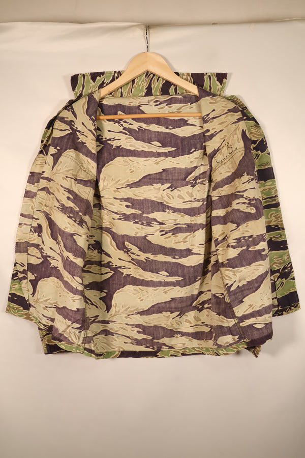 Late 1960s, A-L, Late War Lightweight, Tiger Stripe Shirt, Faded, Used