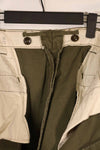 Real 1940s-50s US Army M45 cotton field pants, used.