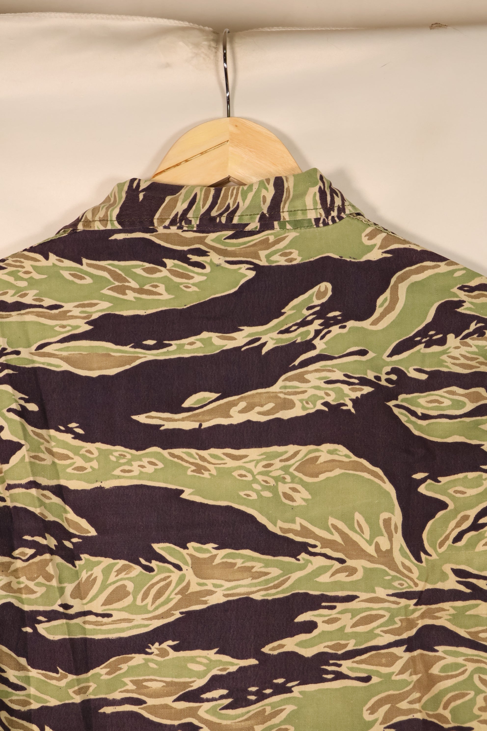 Late 1960s, A-L, Late War Lightweight, Tiger Stripe Shirt, Faded, Used