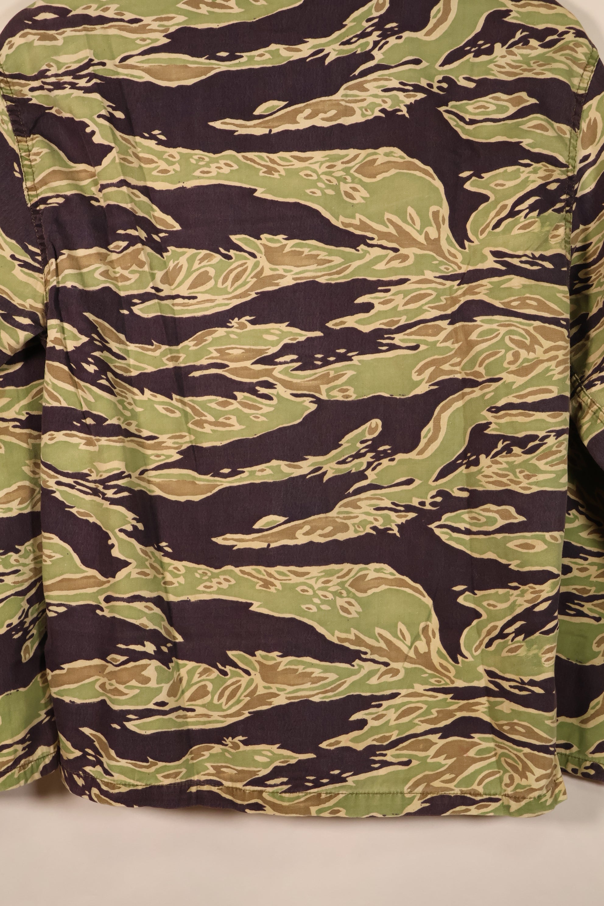 Late 1960s, A-L, Late War Lightweight, Tiger Stripe Shirt, Faded, Used