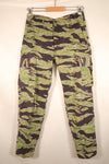 Late 1960s, A-M, Late War Lightweight Pattern, Asian Cut, Tiger Stripe Pants, Slightly Faded