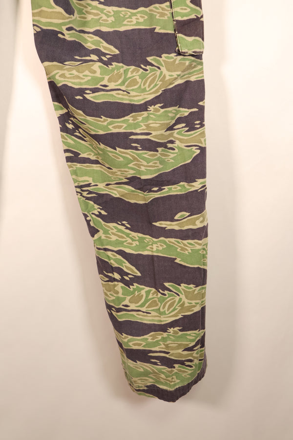 Late 1960s, A-M, Late War Lightweight Pattern, Asian Cut, Tiger Stripe Pants, Slightly Faded