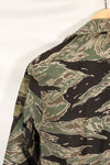 1960's 1/2 A-S Japanese Silver Tiger Shirt, Tiger Stripe, with local alterations, used.