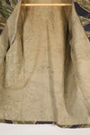 1960's semi A-M silver tiger shirt Asian cut epaulette modified used