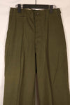 Real late 1940s - early 1950s M45 OD cotton field pants, almost unused, used.