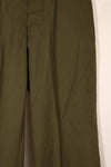 Real late 1940s - early 1950s M45 OD cotton field pants, almost unused, used.