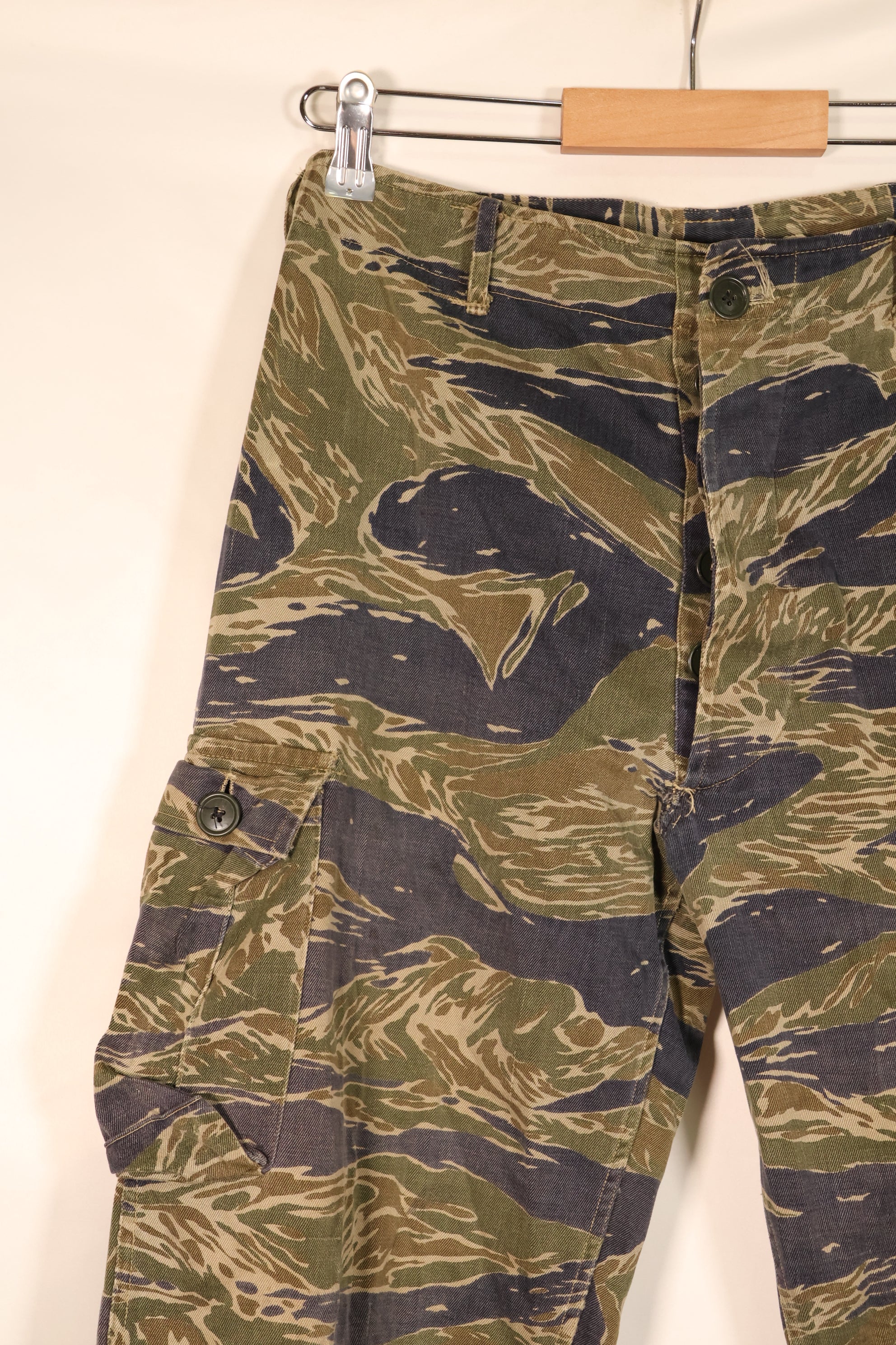 Circa 1965–66 | A-M | Silver Tiger Pattern | Tiger Stripe | Pants | Slightly Faded | Used