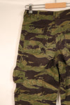Late 1960s, A-M, Gold Tiger-inspired pattern, Asian-cut pants, in good condition, used