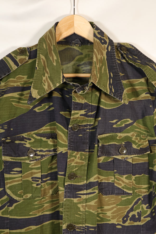 Late 1970s VNMC Late Pattern Tiger Stripe Safari Jacket Civilian Used