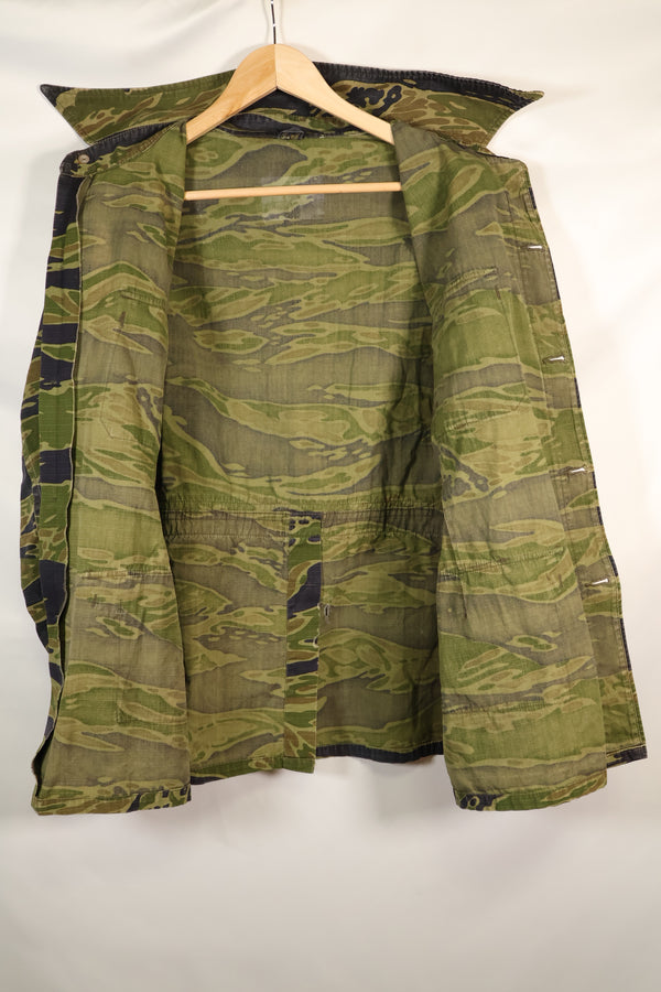 Late 1970s VNMC Late Pattern Tiger Stripe Safari Jacket Civilian Used