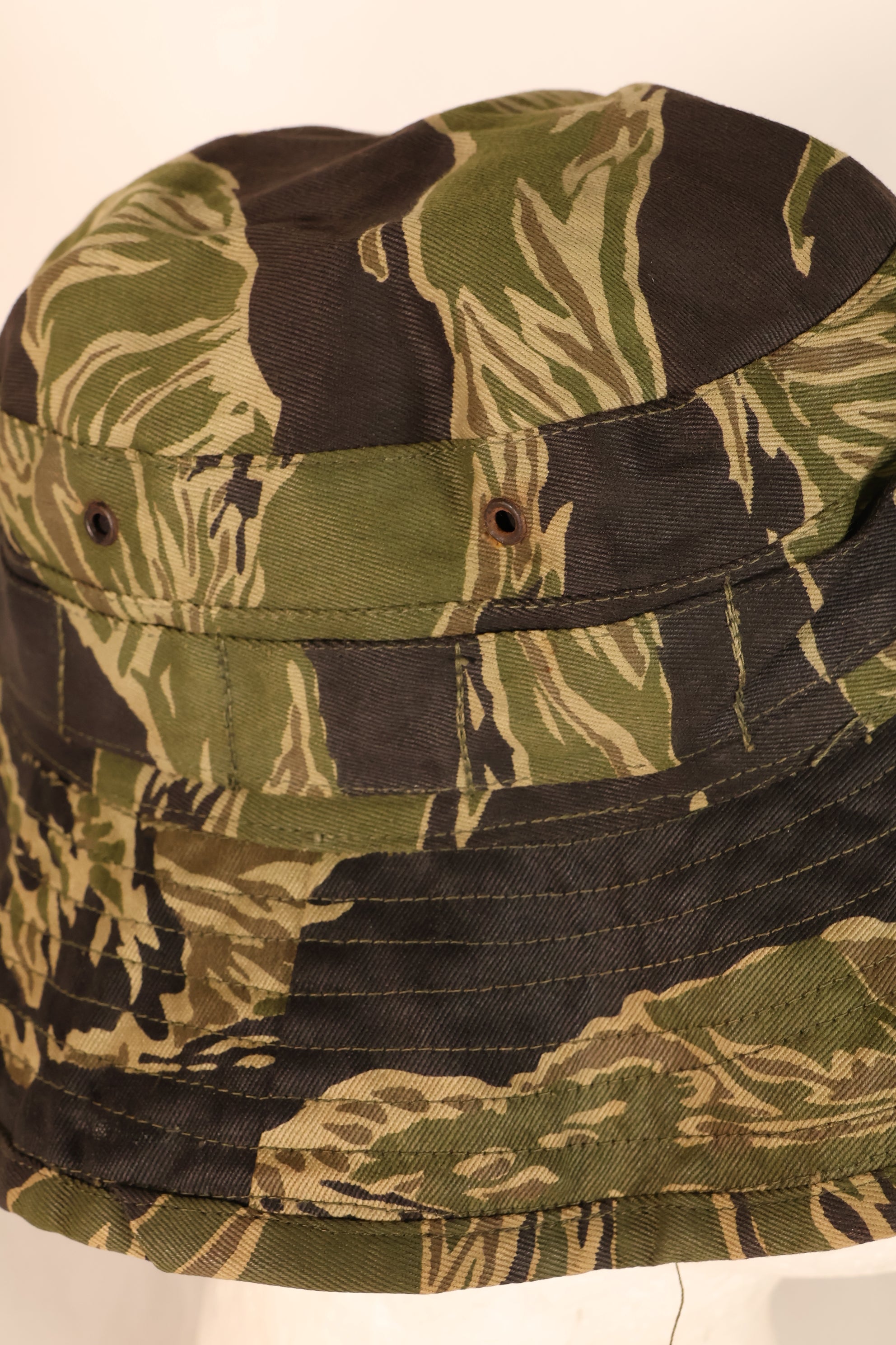 Mid-1960s; Size: Approx. S; Made in Okinawa; Okinawa Tiger Pattern; JWD; CISO Cut; Boonie Hat; Unused