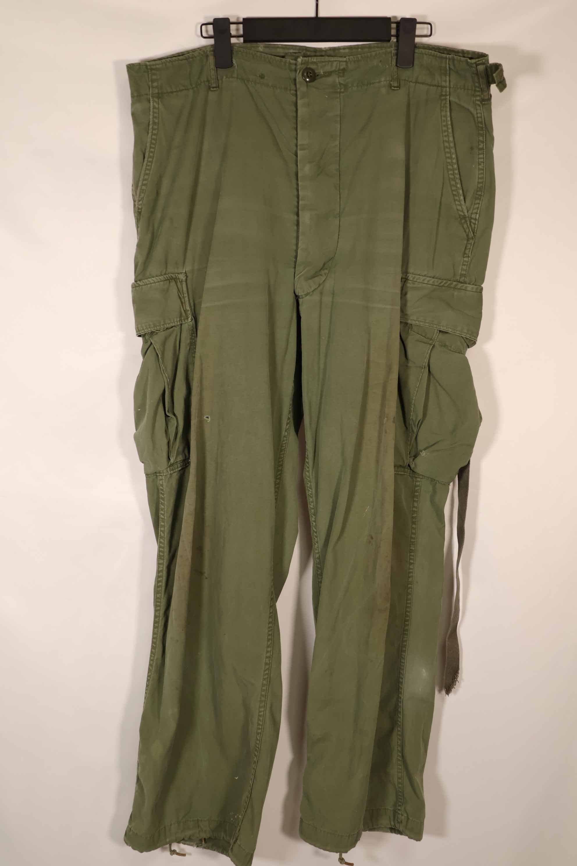 Real 2nd Model Jungle Fatigue Pants Used Used strong signs of use, no size tag.