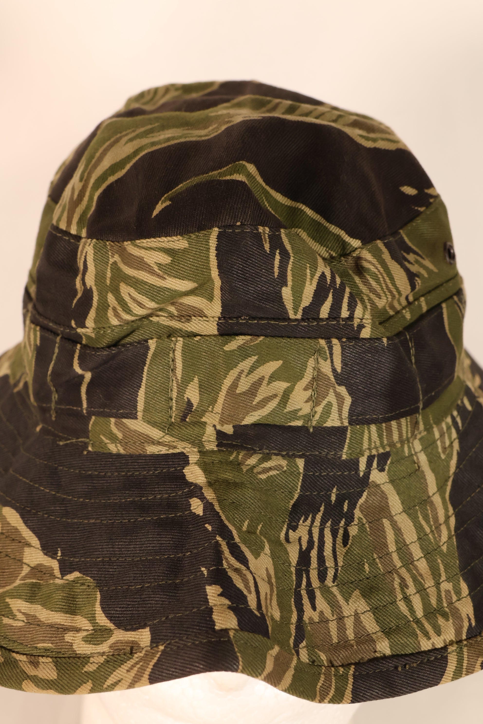 Mid-1960s; Size: Approx. S; Made in Okinawa; Okinawa Tiger Pattern; JWD; CISO Cut; Boonie Hat; Unused