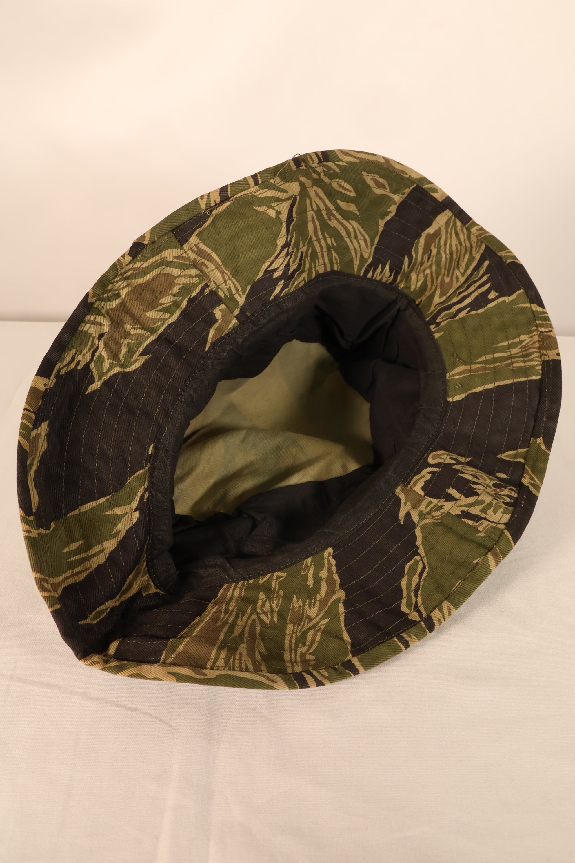 Mid-1960s; Size: Approx. S; Made in Okinawa; Okinawa Tiger Pattern; JWD; CISO Cut; Boonie Hat; Unused
