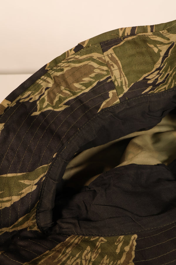 Mid-1960s; Size: Approx. S; Made in Okinawa; Okinawa Tiger Pattern; JWD; CISO Cut; Boonie Hat; Unused