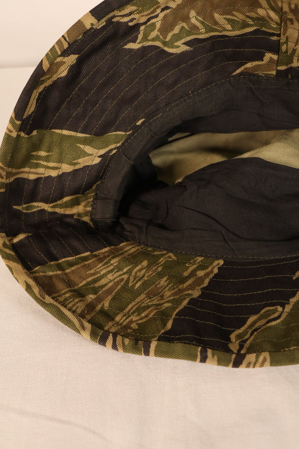 Mid-1960s; Size: Approx. S; Made in Okinawa; Okinawa Tiger Pattern; JWD; CISO Cut; Boonie Hat; Unused