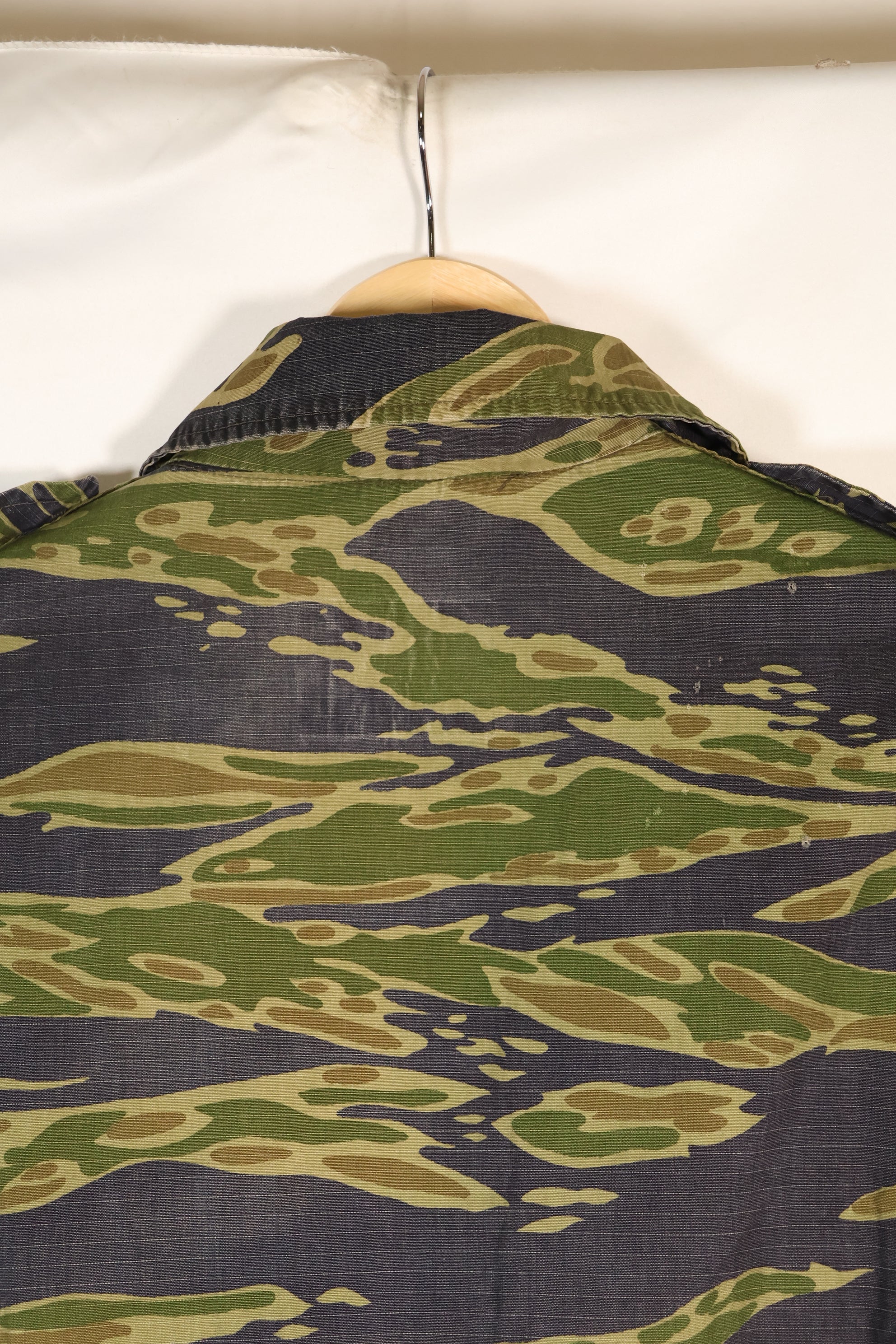 Late 1970s VNMC Late Pattern Tiger Stripe Safari Jacket Civilian Used