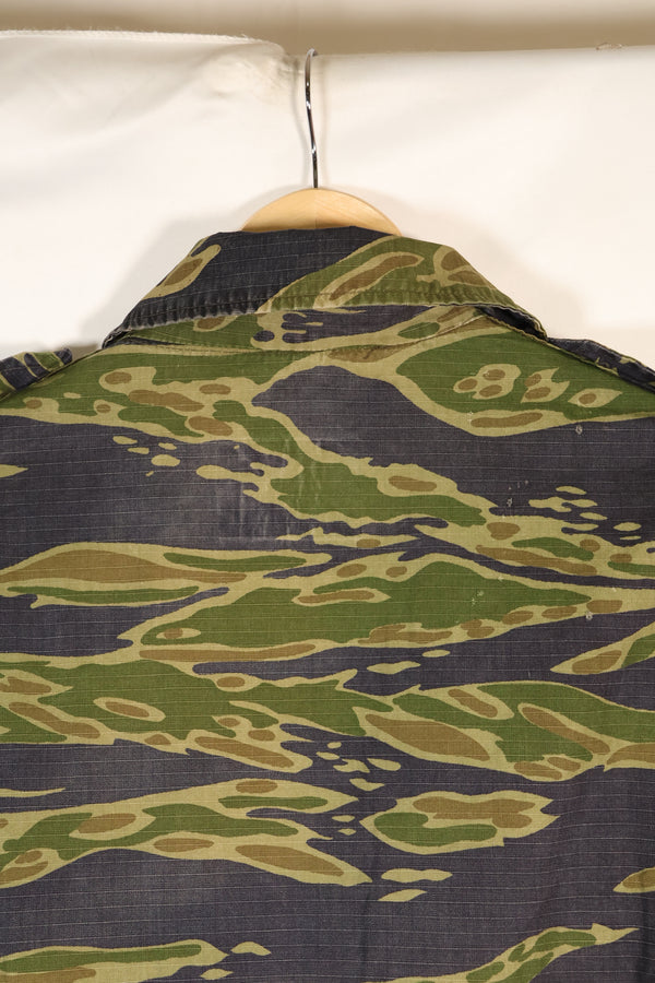 Late 1970s VNMC Late Pattern Tiger Stripe Safari Jacket Civilian Used