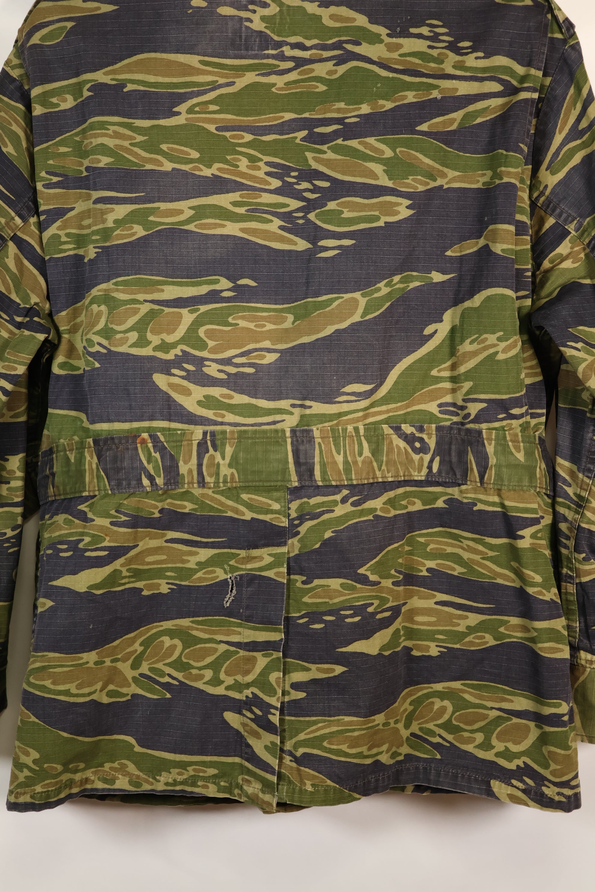 Late 1970s VNMC Late Pattern Tiger Stripe Safari Jacket Civilian Used