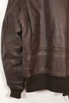 Contracted circa 1960-64, size about 42, US Navy G-1 flight jacket, intermediates, used.