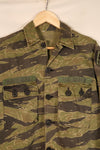 Circa 1970–71, US-M, TO81, Silver Tiger Pattern, Tiger Stripe Shirt, with Patch, Used
