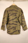 Circa 1970–71, US-M, TO81, Silver Tiger Pattern, Tiger Stripe Shirt, with Patch, Used