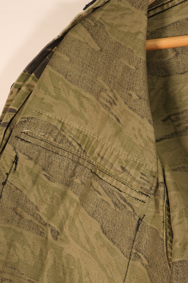 Circa 1970–71, US-M, TO81, Silver Tiger Pattern, Tiger Stripe Shirt, with Patch, Used