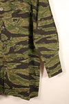 Late 1960s, Size M, Late War Lightweight, Dark-Colored, Tiger-Stripe Shirt, Used