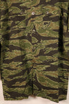 Late 1960s, Size M, Late War Lightweight, Dark-Colored, Tiger-Stripe Shirt, Used
