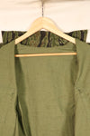 Late 1960s, Size M, Late War Lightweight, Dark-Colored, Tiger-Stripe Shirt, Used