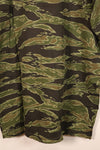 Late 1960s, Size M, Late War Lightweight, Dark-Colored, Tiger-Stripe Shirt, Used