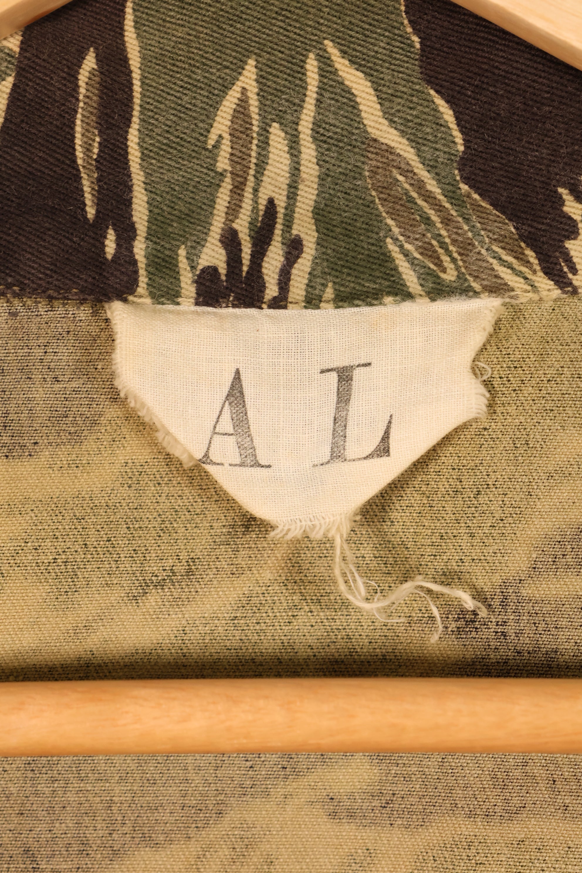 Circa 1965–66 | A-L Okinawa Tiger Pattern | JWD | Asian Cut | Tiger Stripe Shirt | Used
