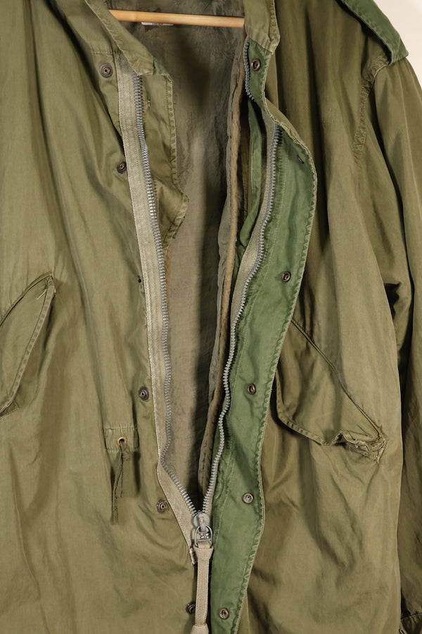 Early 1950s SMALL M51 field parka, liner set, mod coat, used.