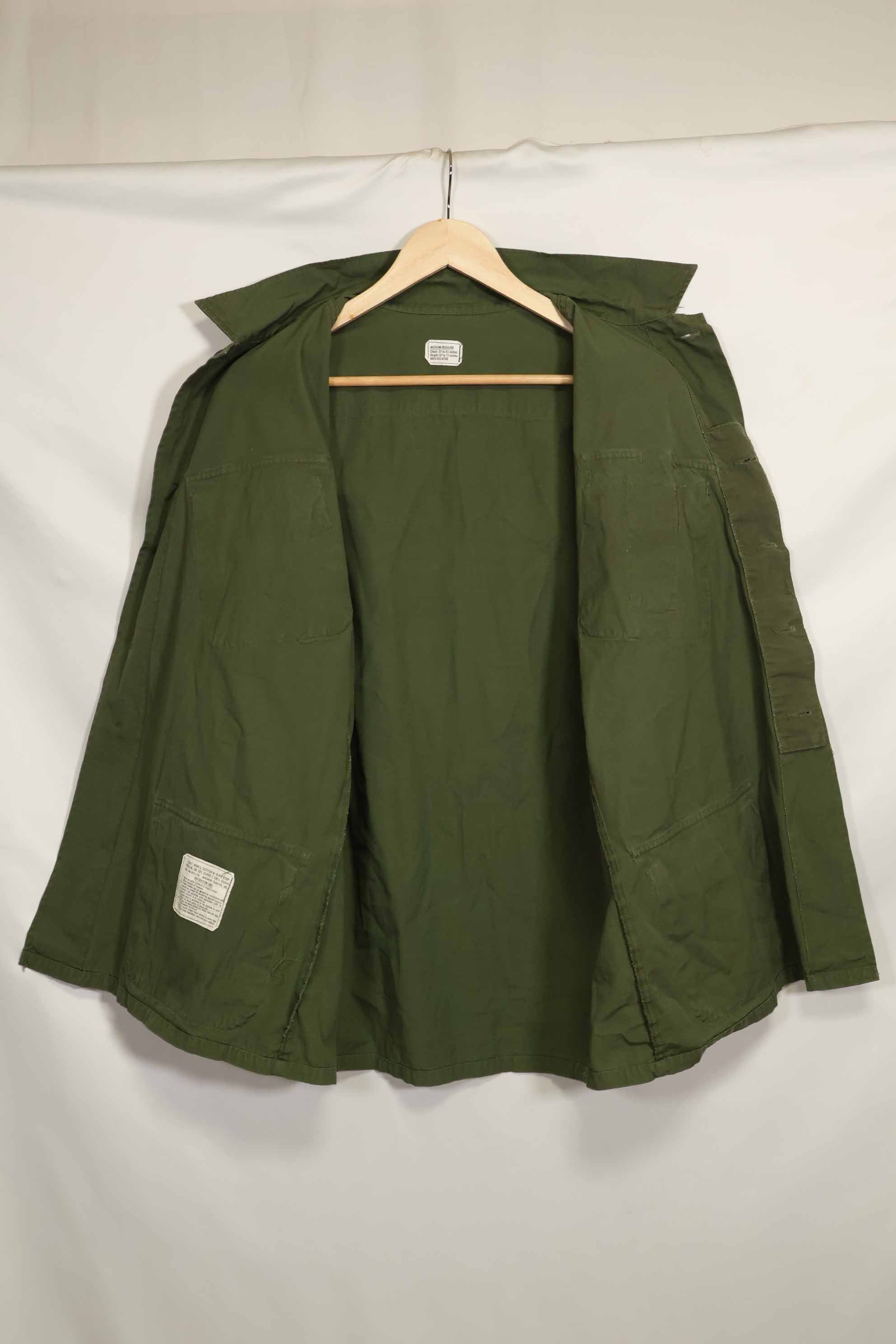 1969 Contract 4th Model Jungle Fatigue Jacket M-R Almost unused