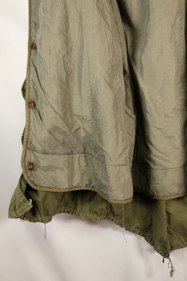 Early 1950s SMALL M51 field parka, liner set, mod coat, used.