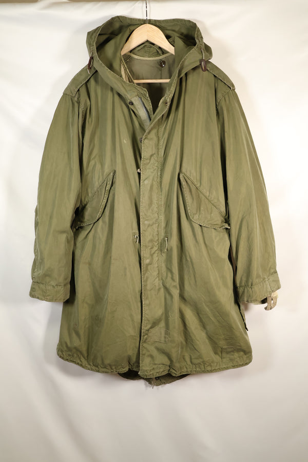 Early 1950s, estimated SMALL M51 Field Parka, liner set, mod parka, used.