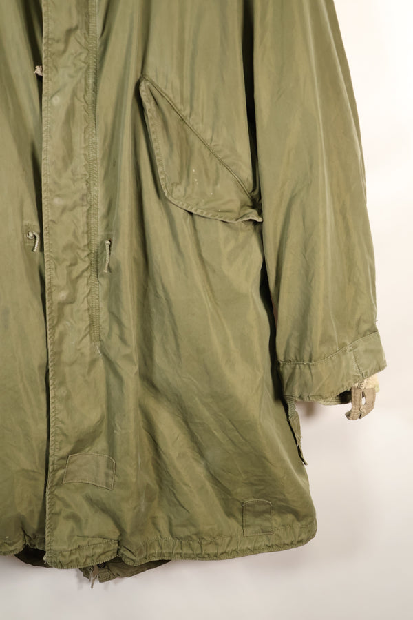 Early 1950s, estimated SMALL M51 Field Parka, liner set, mod parka, used.