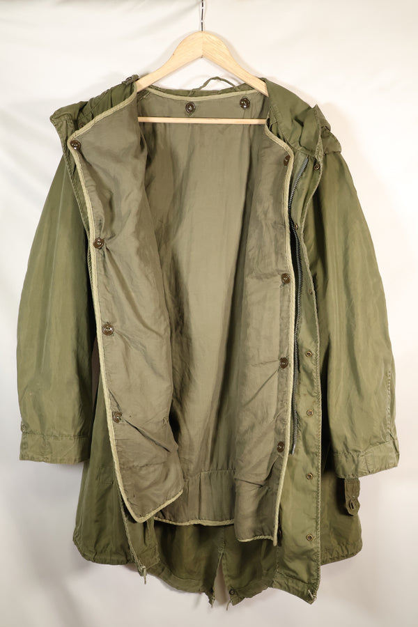 Early 1950s, estimated SMALL M51 Field Parka, liner set, mod parka, used.