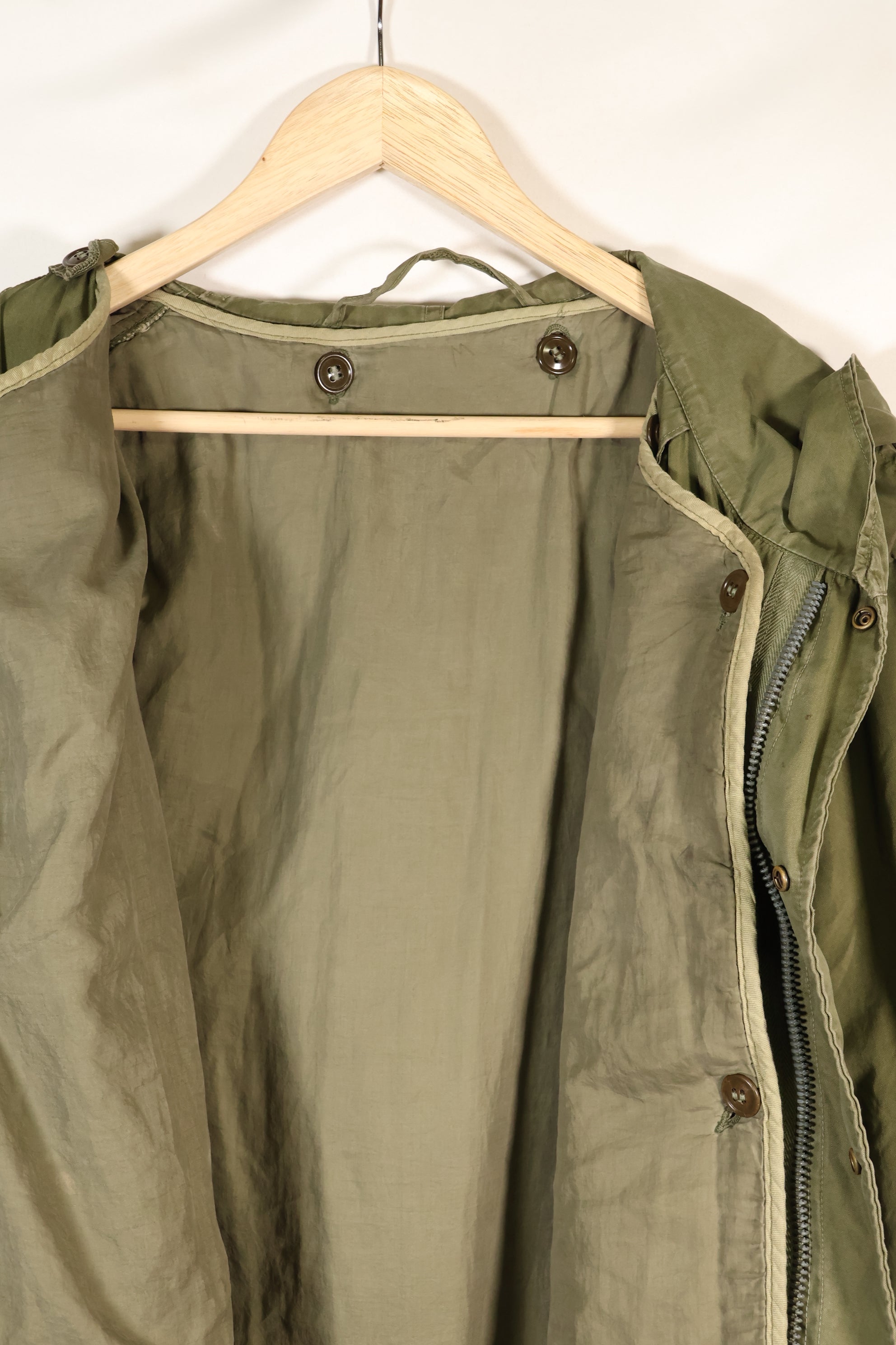 Early 1950s, estimated SMALL M51 Field Parka, liner set, mod parka, used.