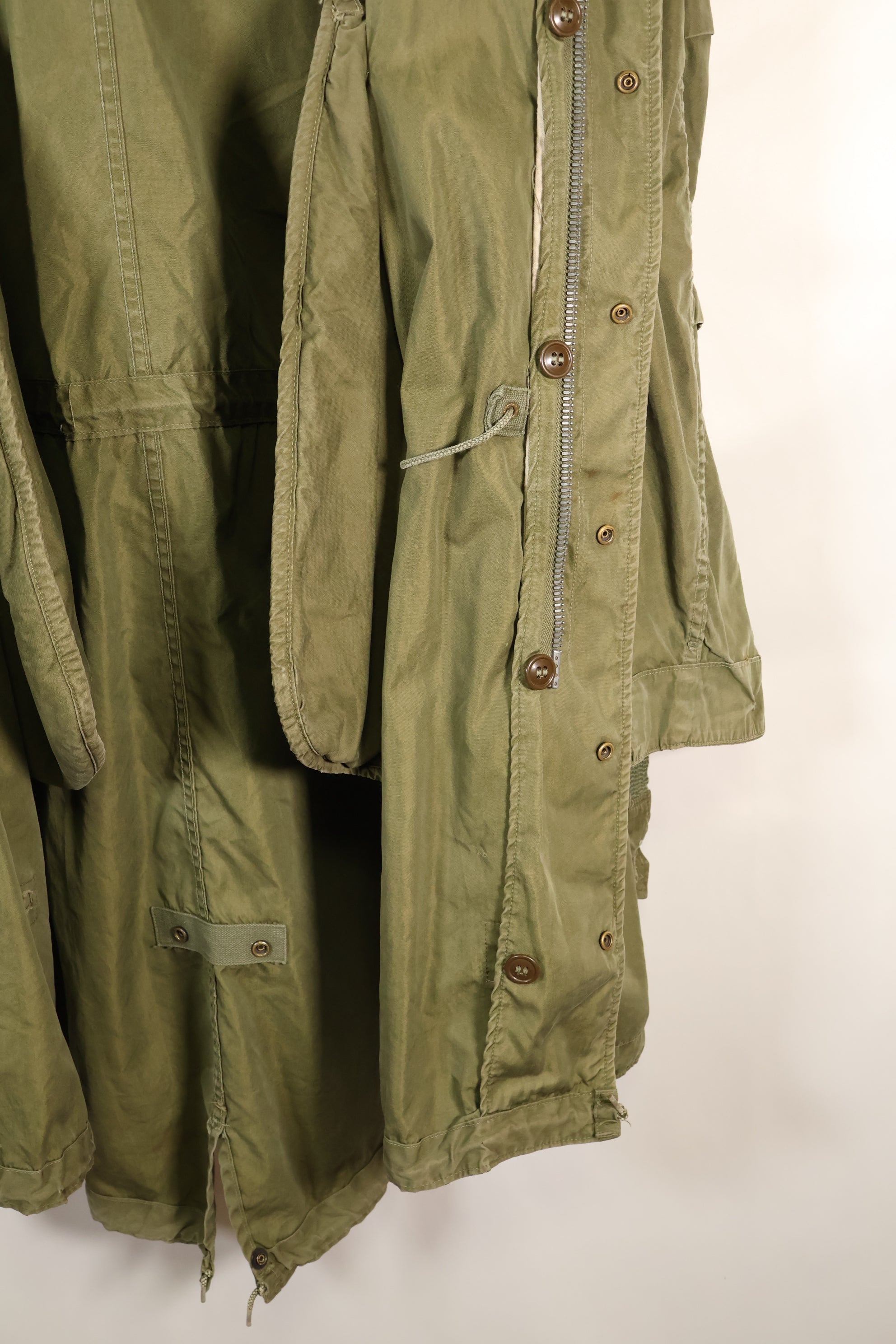 Early 1950s, estimated SMALL M51 Field Parka, liner set, mod parka, used.